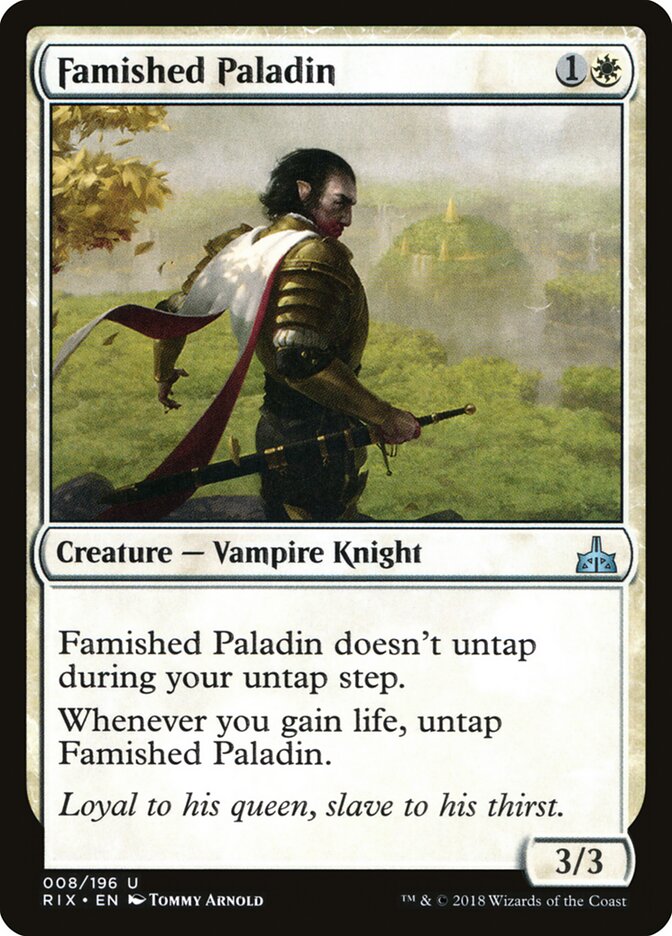 Famished Paladin - carta Magic The Gathering
