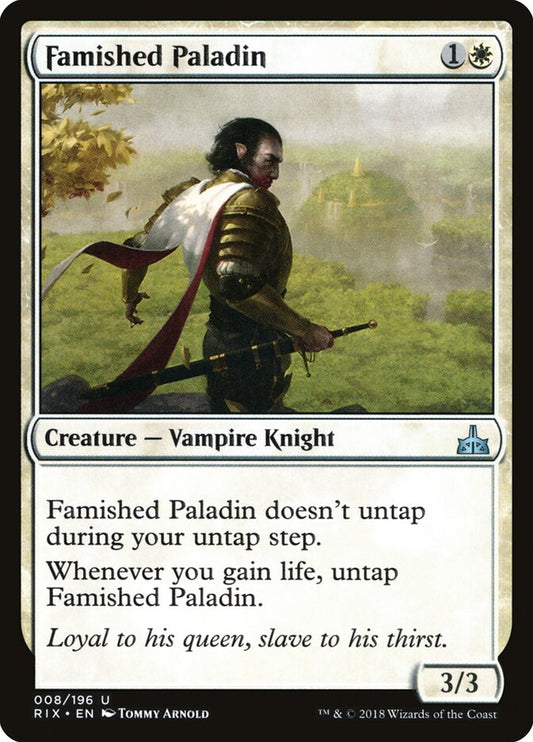 Famished Paladin - carta Magic The Gathering