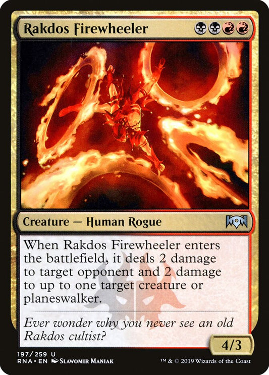 Rakdos Firewheeler - carta Magic The Gathering