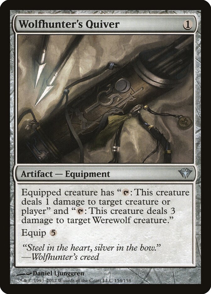 Wolfhunter's Quiver - carta Magic The Gathering