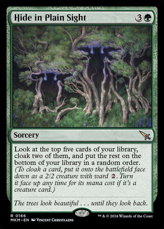 Hide in Plain Sight - carta Magic The Gathering