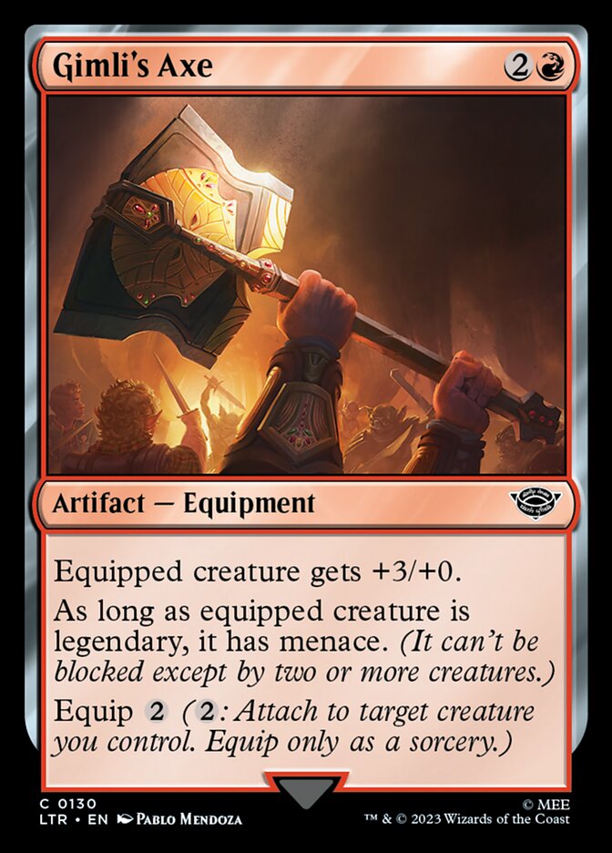 Gimli's Axe - carta Magic The Gathering