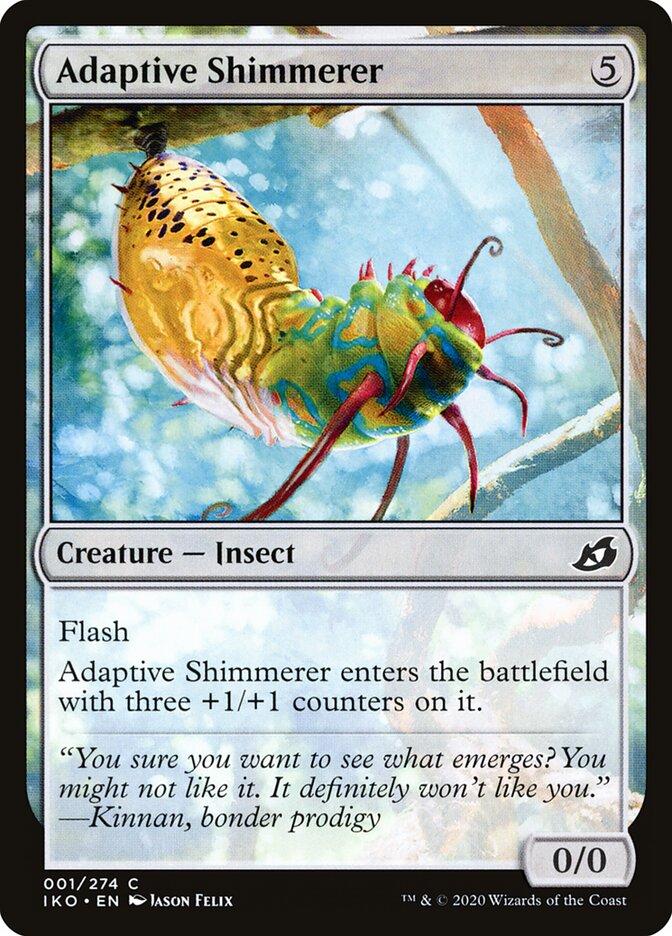 Adaptive Shimmerer - carta Magic The Gathering