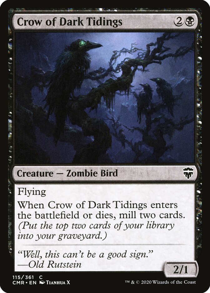 Crow of Dark Tidings - carta Magic The Gathering