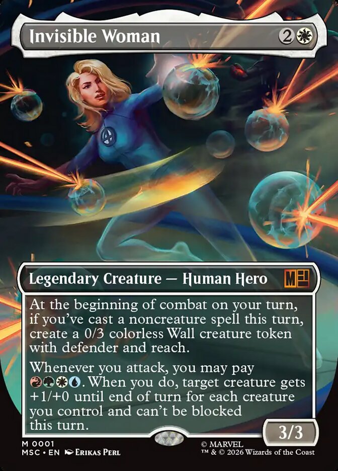 Invisible Woman - carta Magic The Gathering