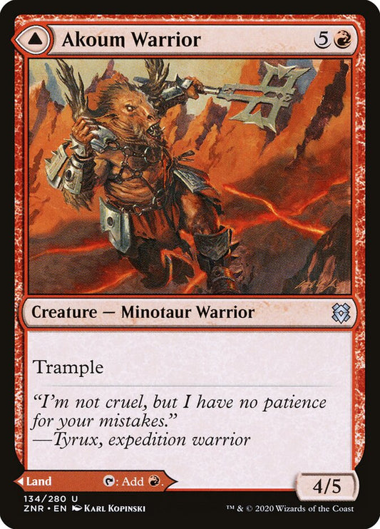Akoum Warrior - carta Magic The Gathering