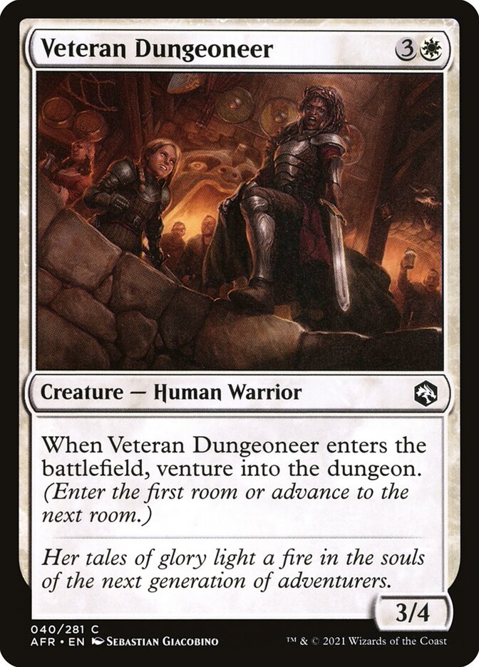 Veteran Dungeoneer - carta Magic The Gathering