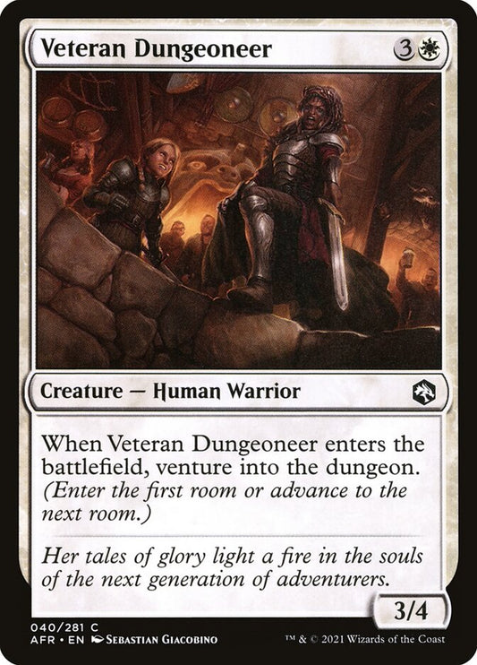 Veteran Dungeoneer - carta Magic The Gathering