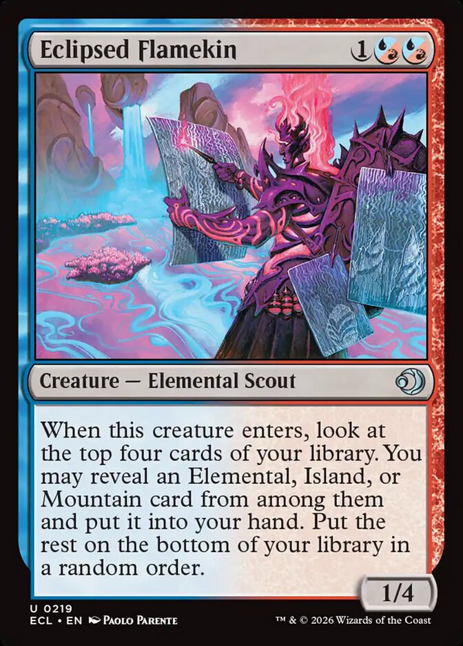 Eclipsed Flamekin - carta Magic The Gathering