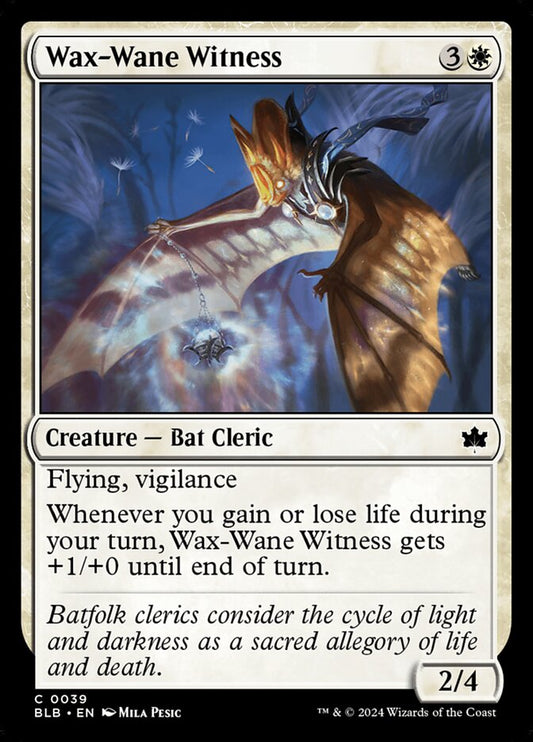 Wax-Wane Witness - BLB-039-NF-STD
