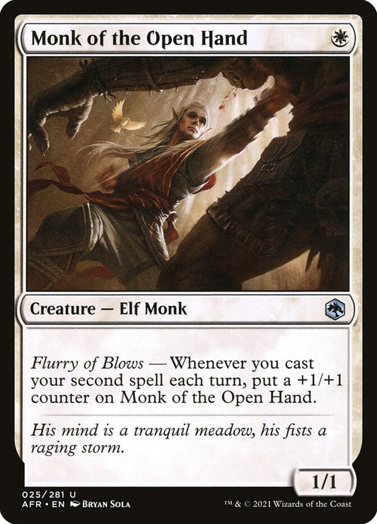 Monk of the Open Hand - carta Magic The Gathering