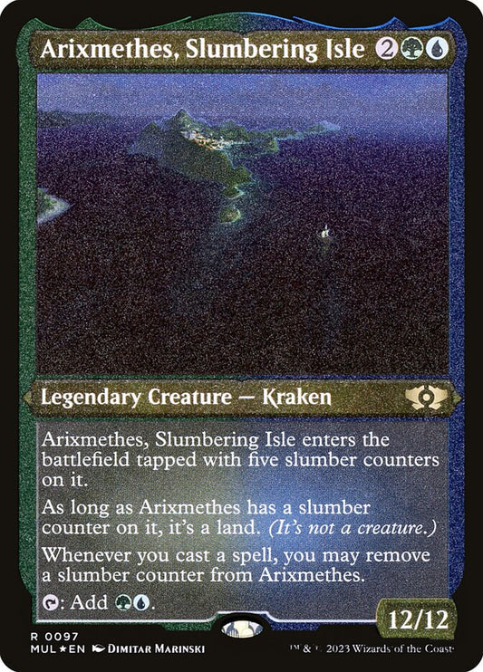 Arixmethes, Slumbering Isle - carta Magic The Gathering