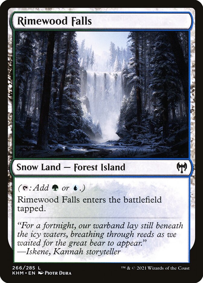 Rimewood Falls - carta Magic The Gathering