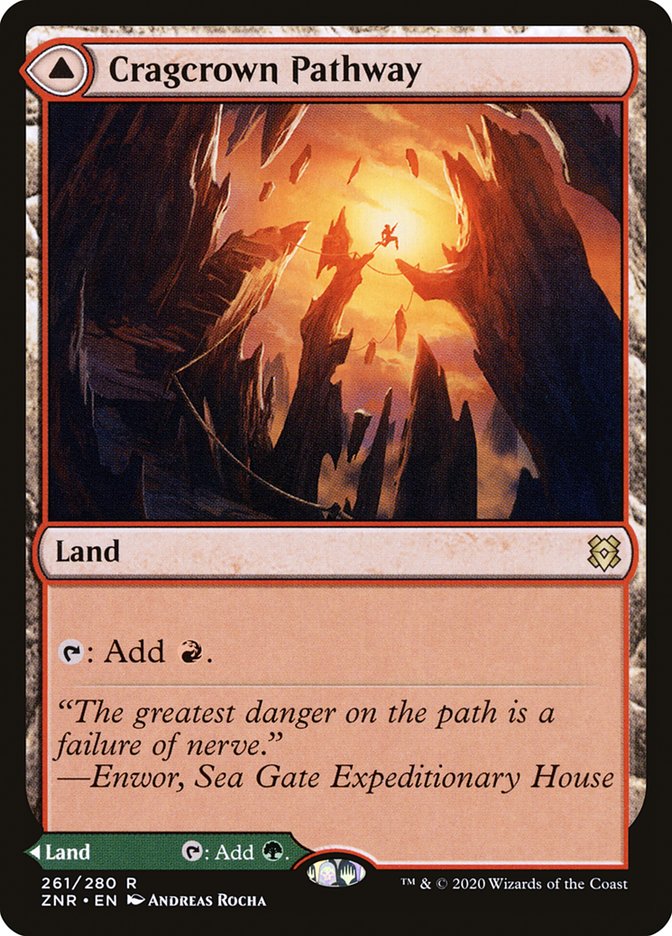 Cragcrown Pathway - carta Magic The Gathering