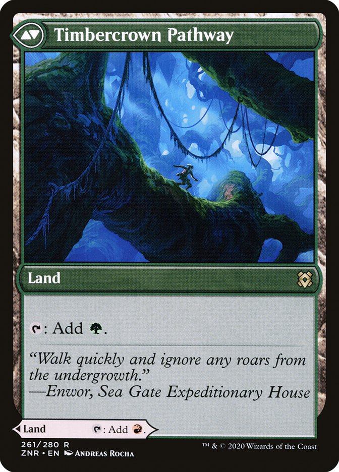 Timbercrown Pathway - carta Magic The Gathering