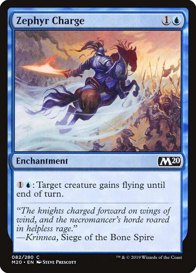 Zephyr Charge - carta Magic The Gathering