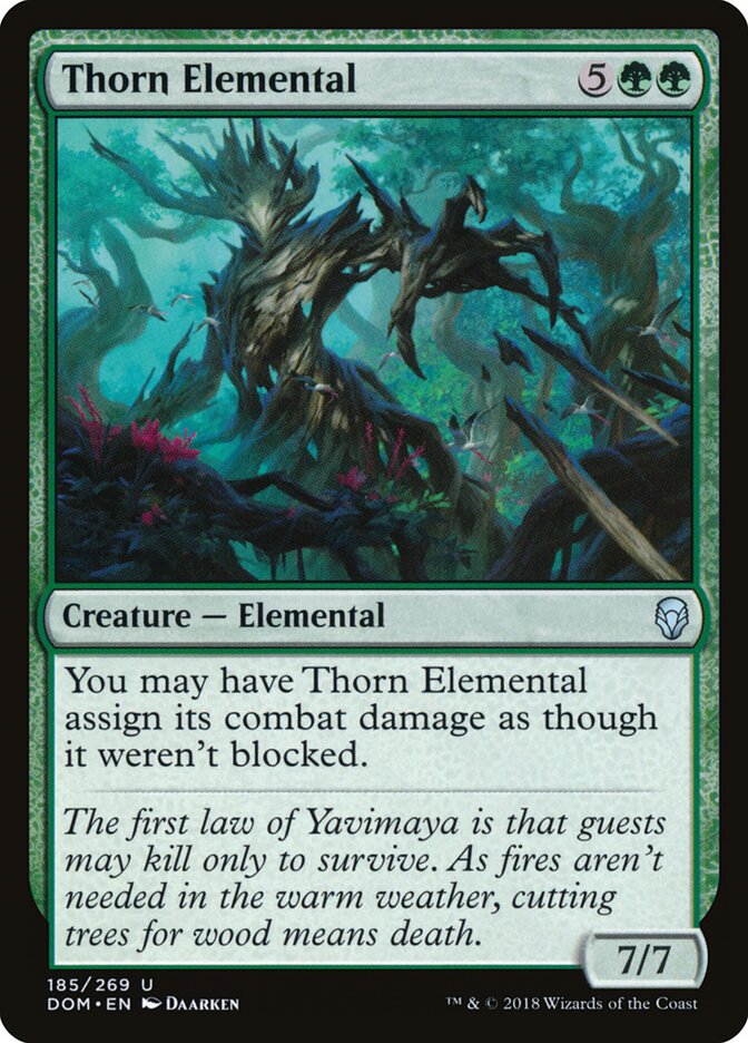 Thorn Elemental - carta Magic The Gathering