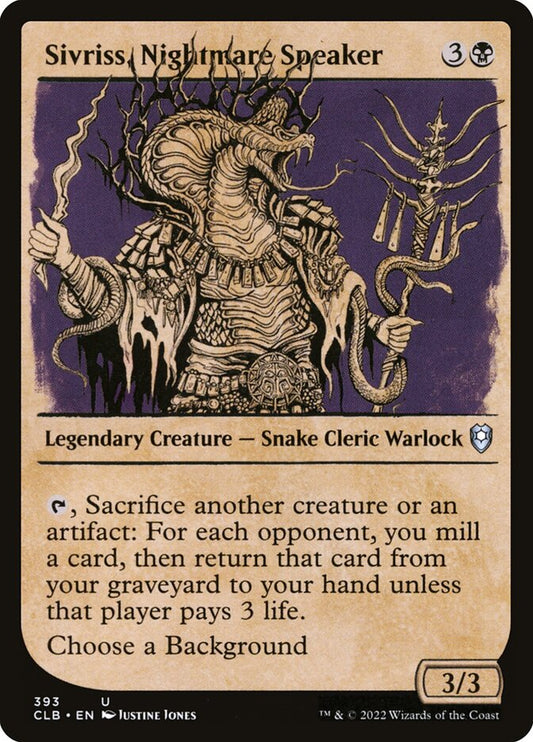 Sivriss, Nightmare Speaker - CLB-393-NF-BF-LDG-SC