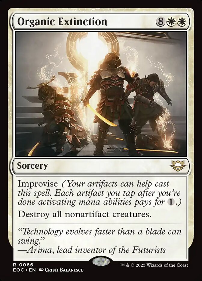 Organic Extinction - carta Magic The Gathering