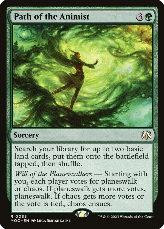 Path of the Animist - carta Magic The Gathering