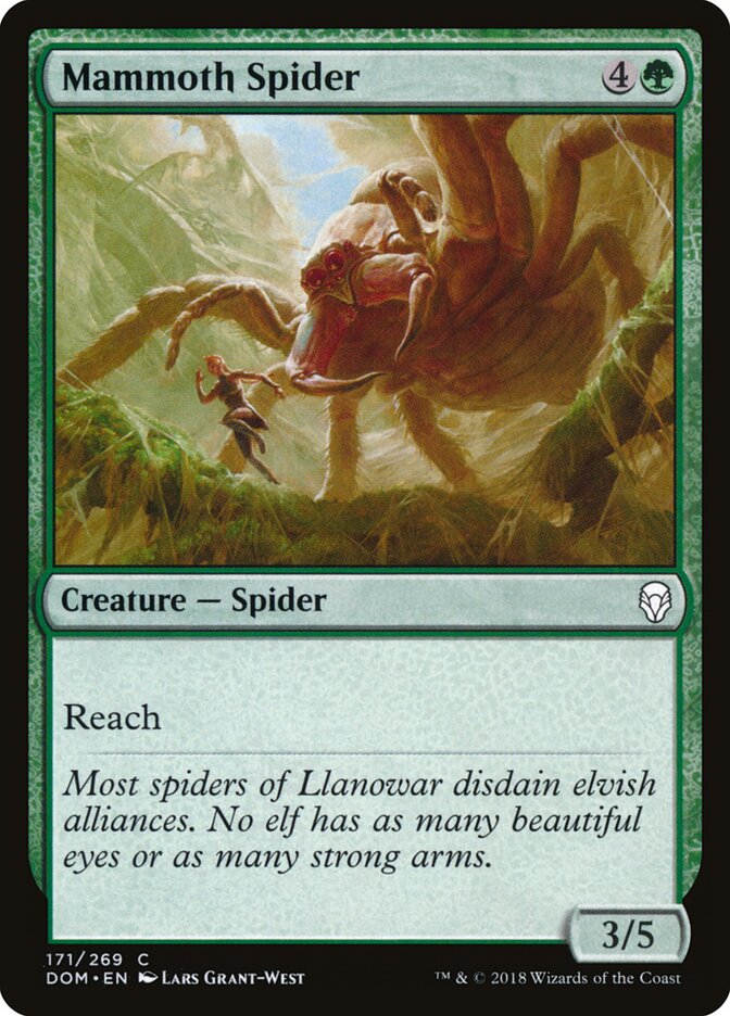 Mammoth Spider - carta Magic The Gathering