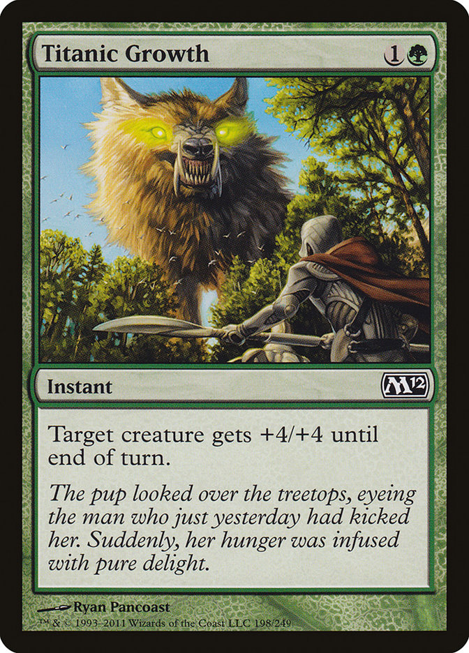 Titanic Growth - carta Magic The Gathering