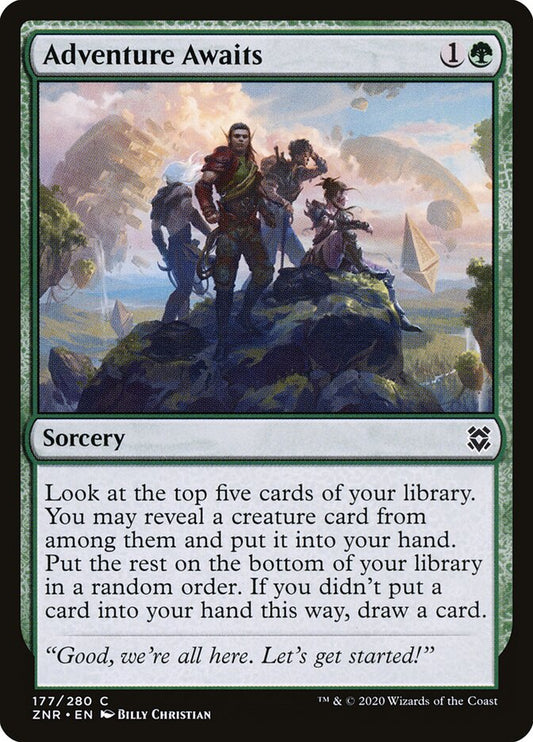 Adventure Awaits - carta Magic The Gathering