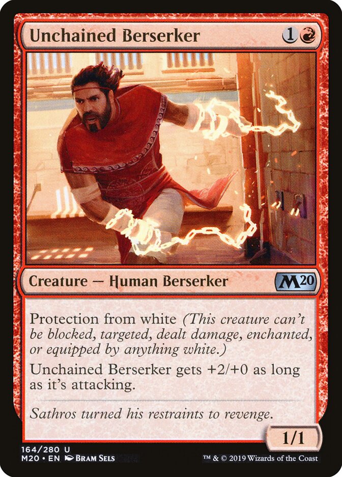 Unchained Berserker - carta Magic The Gathering