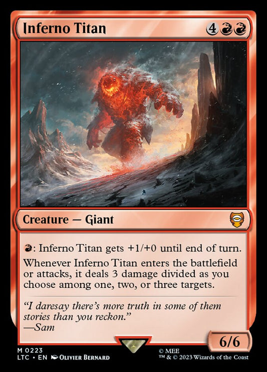 Inferno Titan - carta Magic The Gathering