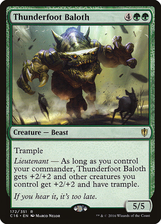 Thunderfoot Baloth - C16-172-NF-STD