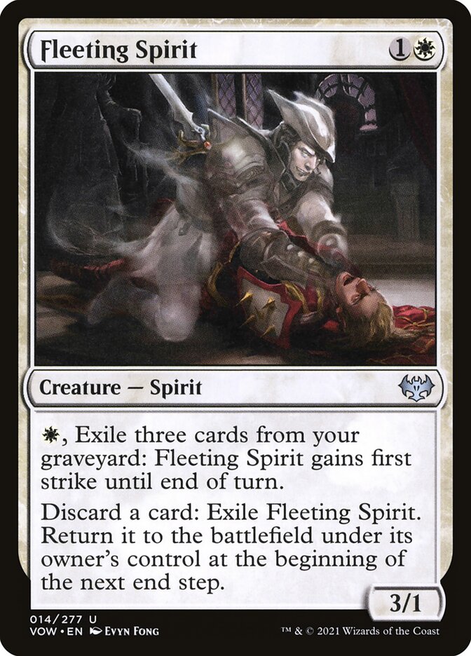 Fleeting Spirit - carta Magic The Gathering