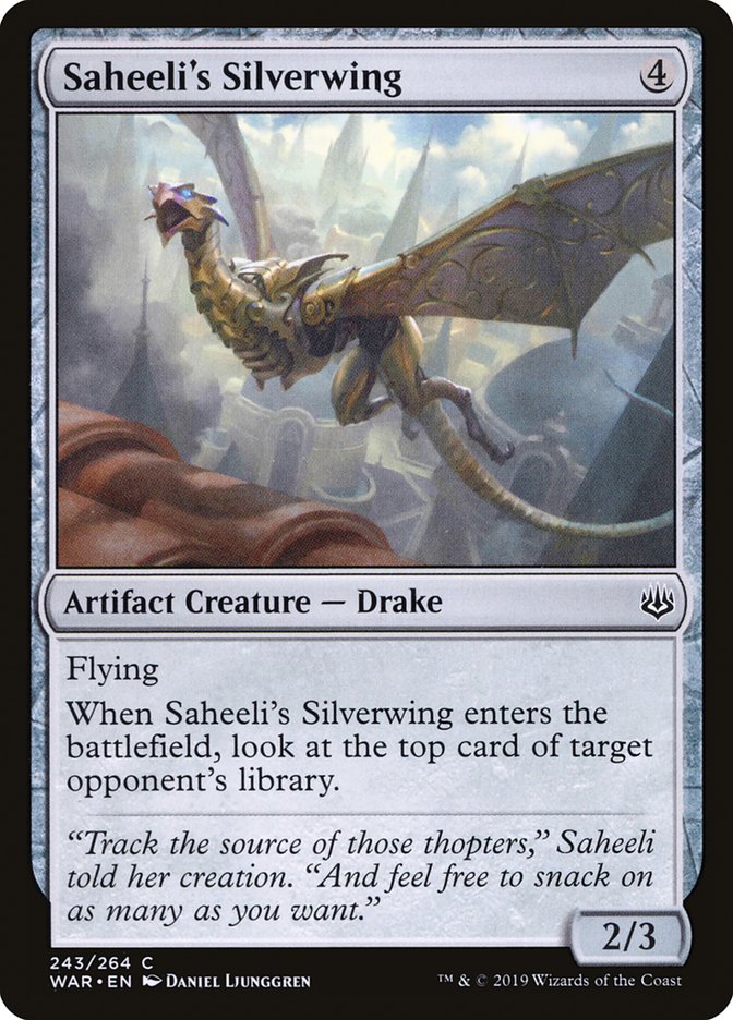 Saheeli's Silverwing - WAR-243-NF-STD