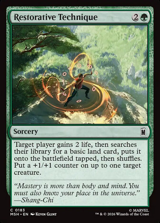 Restorative Technique - carta Magic The Gathering