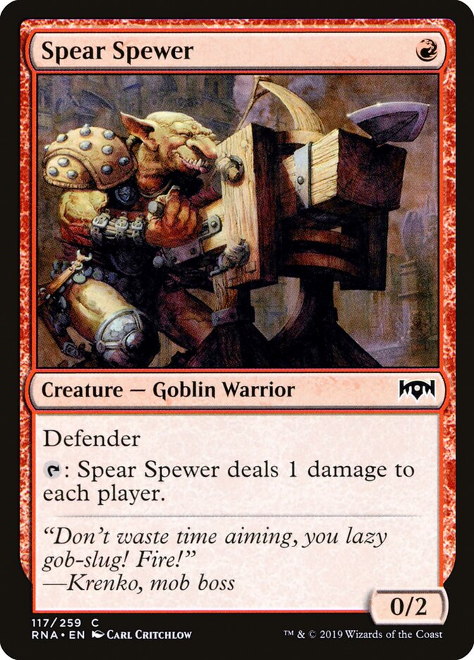 Spear Spewer - carta Magic The Gathering