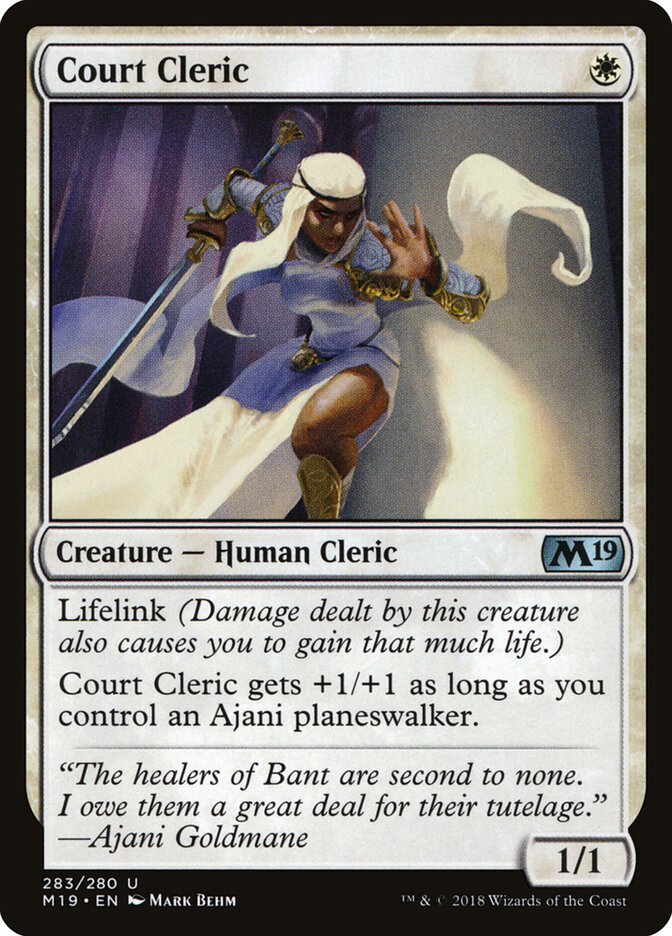 Court Cleric - carta Magic The Gathering