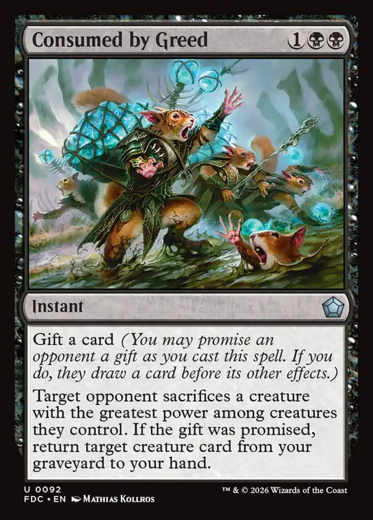 Consumed by Greed - carta Magic The Gathering