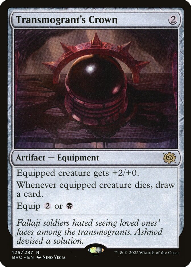 Transmogrant's Crown - carta Magic The Gathering