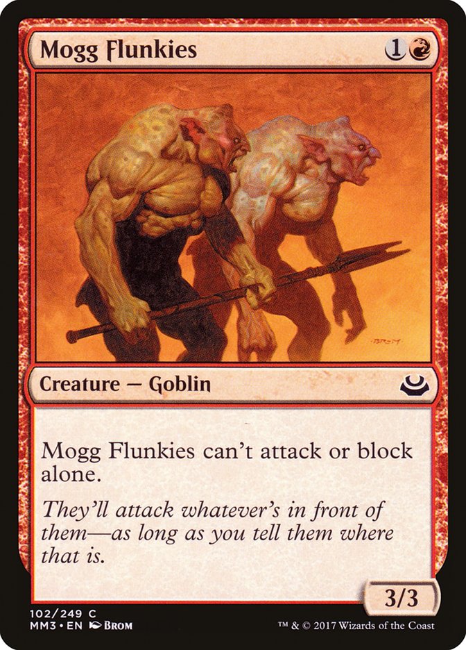 Mogg Flunkies - carta Magic The Gathering