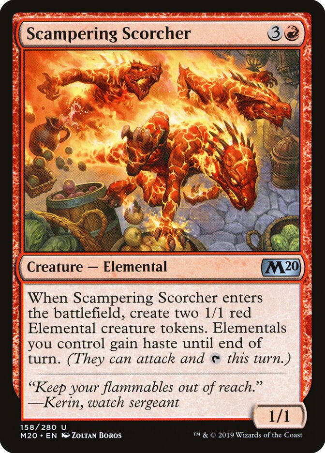 Scampering Scorcher - carta Magic The Gathering