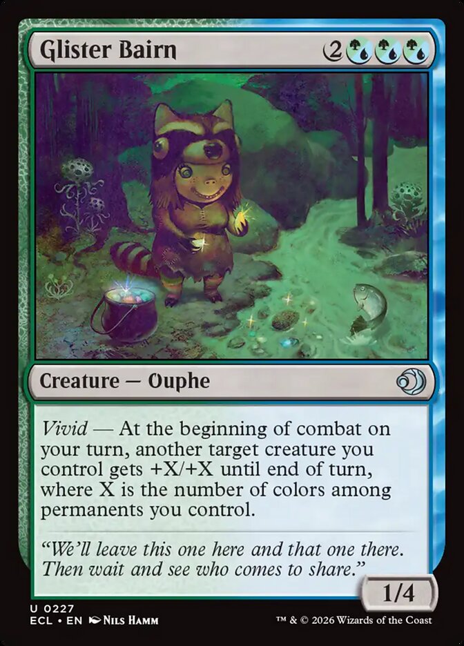 Glister Bairn - carta Magic The Gathering