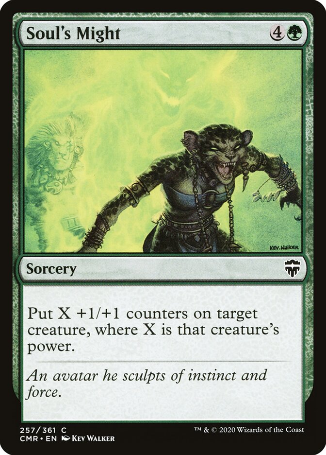 Soul's Might - carta Magic The Gathering
