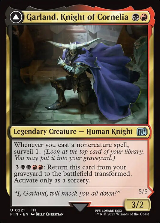 Garland, Knight of Cornelia - FIN-221-NF-FFI-LDG