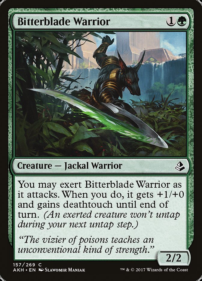 Bitterblade Warrior - carta Magic The Gathering