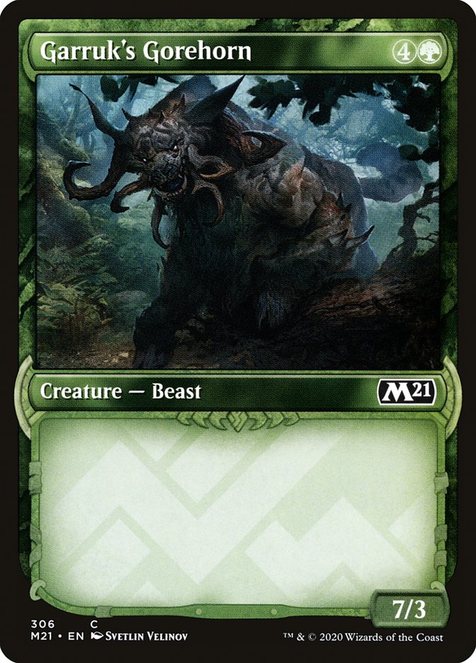 Garruk's Gorehorn - carta Magic The Gathering