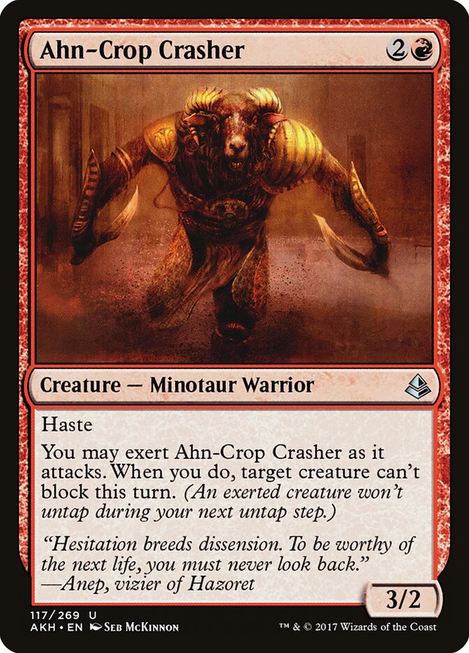 Ahn-Crop Crasher - carta Magic The Gathering