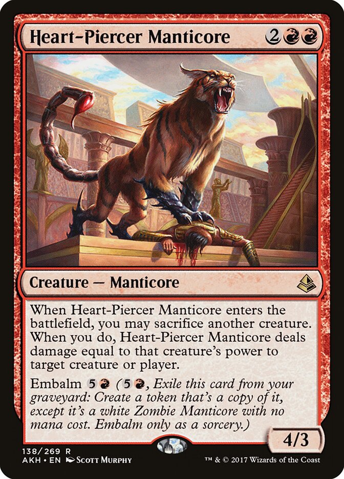 Heart-Piercer Manticore - carta Magic The Gathering