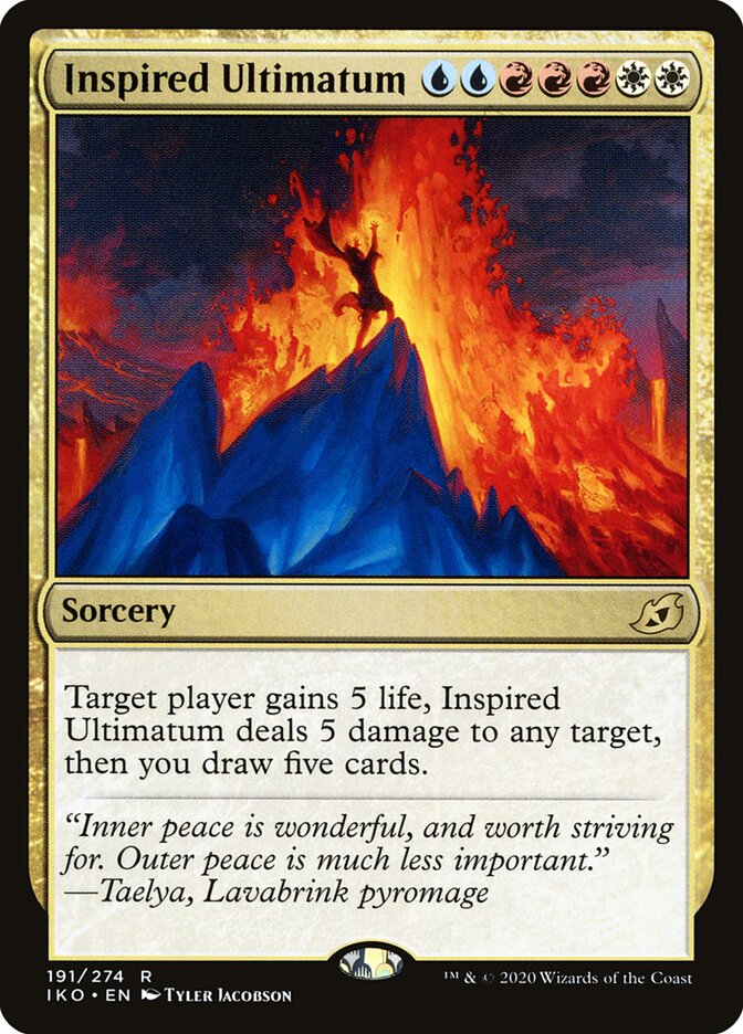 Inspired Ultimatum - carta Magic The Gathering
