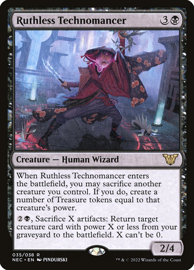 Ruthless Technomancer - carta Magic The Gathering