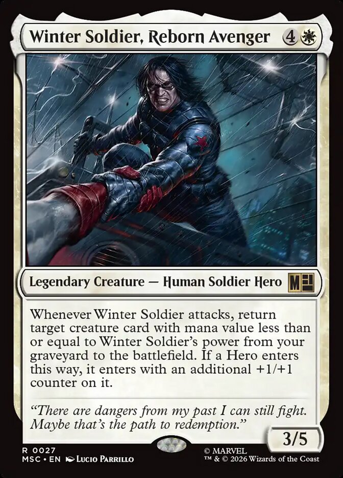 Winter Soldier, Reborn Avenger - carta Magic The Gathering