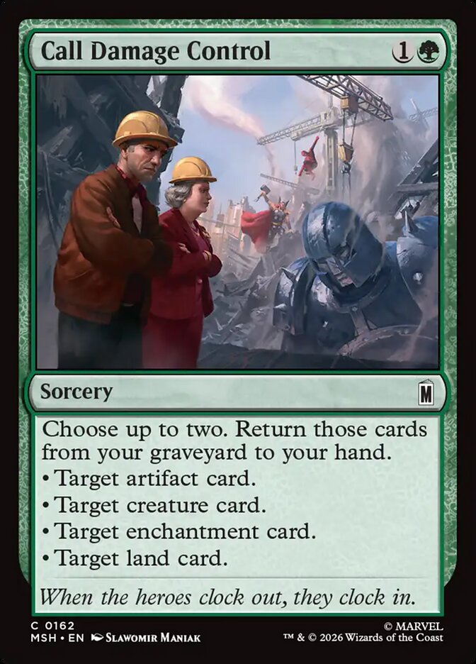 Call Damage Control - carta Magic The Gathering